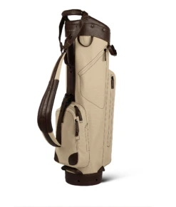Sun Mountain Golf Canvas & Leather Cart Bag -Golf Equipment Store 190738CanvasLeatherCartNatural Brown