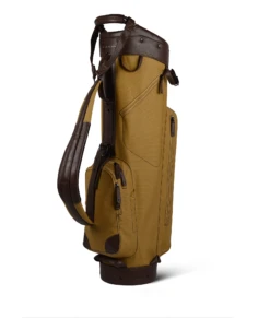 Sun Mountain Golf Canvas & Leather Cart Bag -Golf Equipment Store 190740CanvasLeatherCartClay Brown