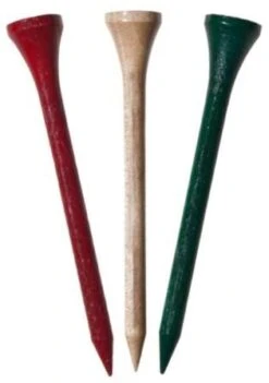 ProActive Premium Sports Hardwood Golf Tees 2.75" 250 Count -Golf Equipment Store 2.75 Mixed Colors 250