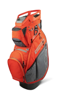 Sun Mountain C-130 14-Way Divided Golf Cart Bag -Golf Equipment Store 220308 C130 Carbon Inferno