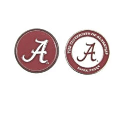 NCAA Double Sided Collegiate Golf Ball Marker Coins -Golf Equipment Store Alabama 1