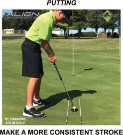 MVP Sport Golf Alignment Sticks 2-Pack -Golf Equipment Store AlignmentRods Red 10