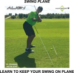 MVP Sport Golf Alignment Sticks 2-Pack -Golf Equipment Store AlignmentRods Red 7