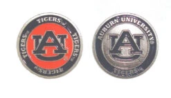 NCAA Double Sided Collegiate Golf Ball Marker Coins -Golf Equipment Store Auburn
