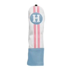 Sahara Retro Vintage Hybrid Headcovers -Golf Equipment Store Blue White Pink Hybrid