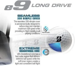Bridgestone E9 Long Drive Golf Balls -Golf Equipment Store Bridgestonee9LongDrive 3