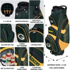 NFL The Bucket II Team Effort Cart Bag -Golf Equipment Store Bucket II Cart Bag 102fc232 9a86 4182 a07e 0f314f0f4110