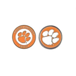 NCAA Double Sided Collegiate Golf Ball Marker Coins -Golf Equipment Store Clemson