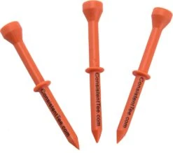 Consistent Tee Golf Tees 10 Pack - 3.25" -Golf Equipment Store ConsistentTees Orange2