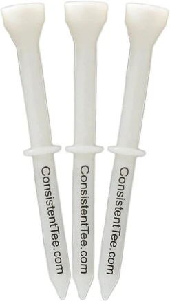 Consistent Tee Golf Tees 10 Pack - 3.25" -Golf Equipment Store ConsistentTees White2