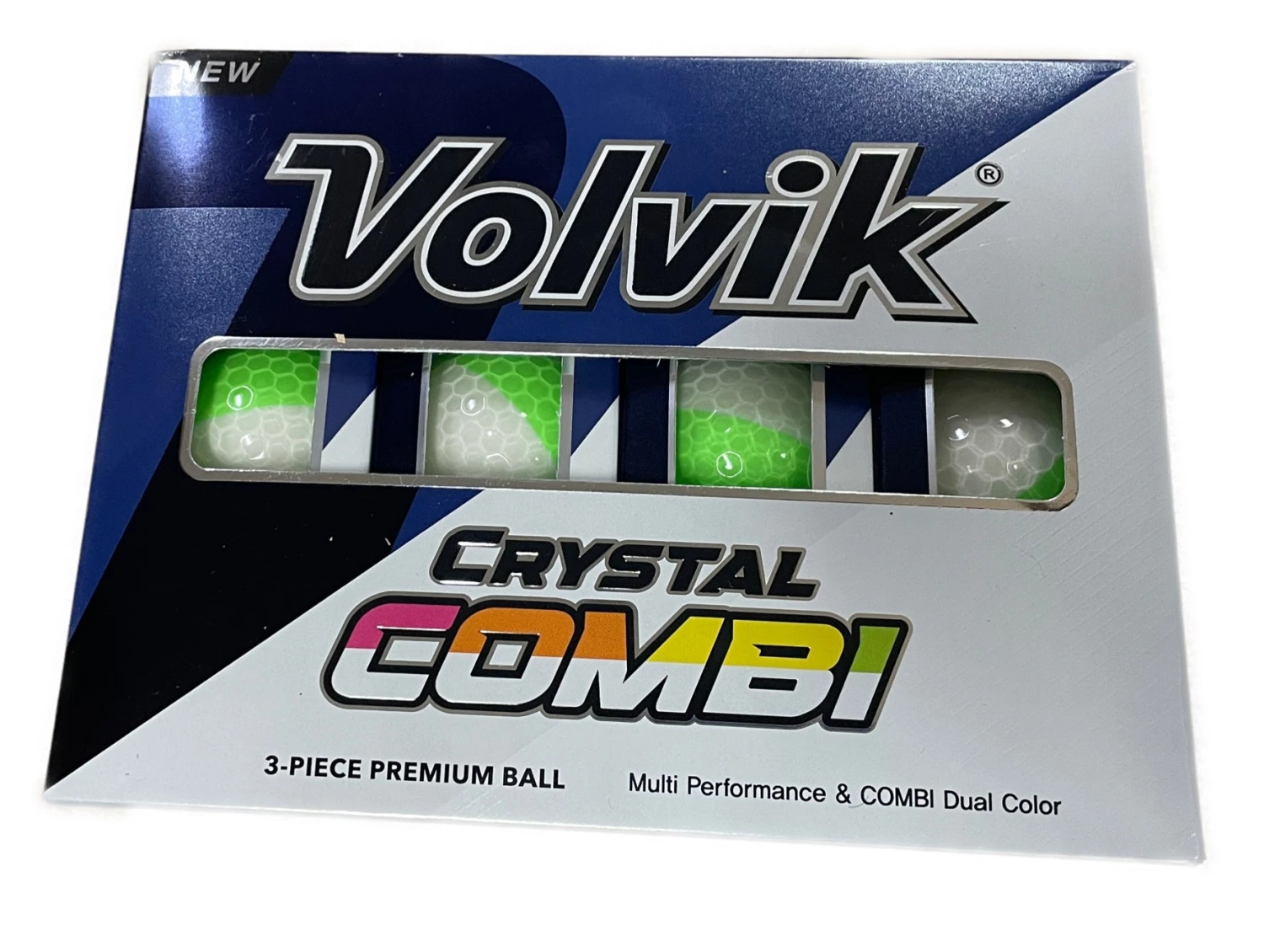 Volvik Crystal Combi Split Colored Golf Balls 3 Volvik Crystal Combi Split Colored Golf Balls - Image 3