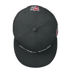 Wilson Staff Golf Flat Brim Tour Caps - Assorted Colors -Golf Equipment Store Flat Brim Black 3