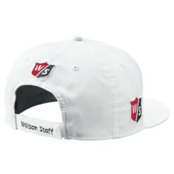 Wilson Staff Golf Flat Brim Tour Caps - Assorted Colors -Golf Equipment Store Flat Brim White 2