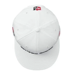 Wilson Staff Golf Flat Brim Tour Caps - Assorted Colors -Golf Equipment Store Flat Brim White 3