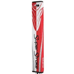 SuperStroke Golf Flatso 1.7 Super Jumbo Putter Grip -Golf Equipment Store Flatso 1.7 Super Jumbo Red White Grey