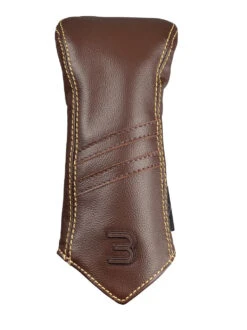 Sun Mountain Golf Leather Head Covers -Golf Equipment Store G823724Brown KhakiStripe3