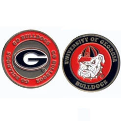 NCAA Double Sided Collegiate Golf Ball Marker Coins -Golf Equipment Store Georgia