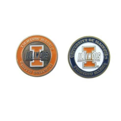 NCAA Double Sided Collegiate Golf Ball Marker Coins -Golf Equipment Store Illinois