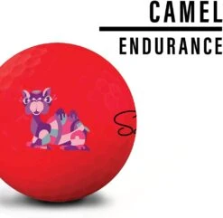 Saintnine Misty Premium Matte Golf Balls -Golf Equipment Store MistyMatteRed1