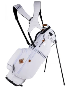 Sun Mountain 2023 Sonnenalp Mid-Stripe Dual Strap Stand Bag 19 Sun Mountain 2023 Sonnenalp Mid-Stripe Dual Strap Stand Bag -Golf Equipment Store N230133 white