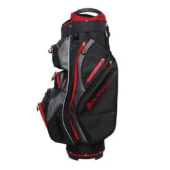 Orlimar Golf CRX Cart Bag With Removable Cooler -Golf Equipment Store Orlimar CRX Cooler Bag Black Red 2