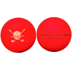 CaddiesShack Custom Jolly Rogers Skull & Crossbones Volvik Vivid Matte Golf Balls 9 CaddiesShack Custom Jolly Rogers Skull & Crossbones Volvik Vivid Matte Golf Balls -Golf Equipment Store RedVivid