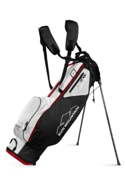 Sun Mountain Golf 2022 UltraLight 2.5+ 4-Way Stand Carry Bag 21 Sun Mountain Golf 2022 UltraLight 2.5+ 4-Way Stand Carry Bag -Golf Equipment Store SM25Black White Red