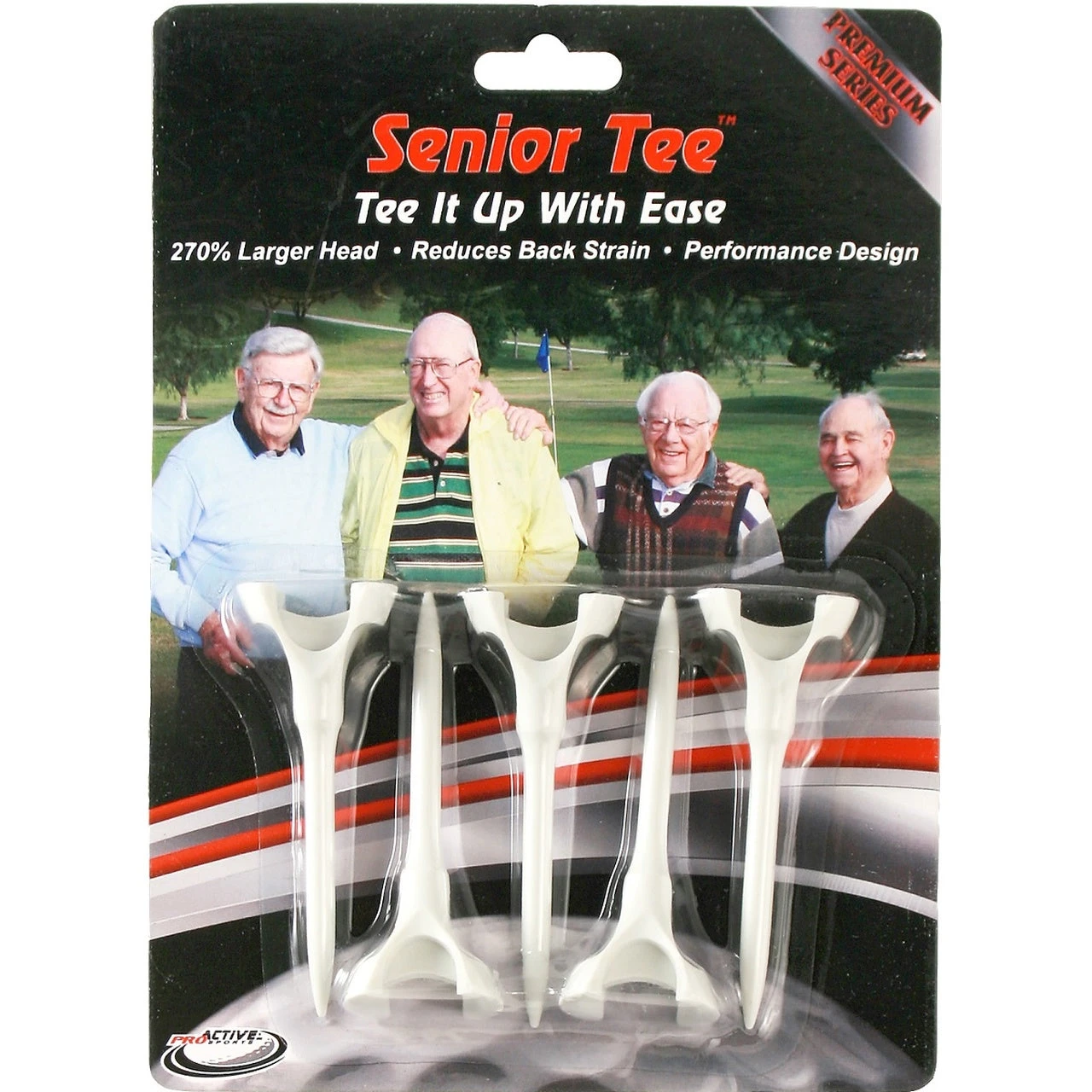 Senior Tee, Tee It Up With Ease! 5 Pack