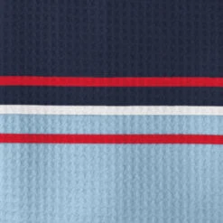 Sun Mountain Sonnenalp Mid-Stripe Golf Towel -Golf Equipment Store Sonnenalp TOWELFROSTNAVYREDcopy