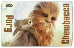 Star Wars Fan Towels 16" X 25" -Golf Equipment Store Star Wars Chewbacca and Porg Towel