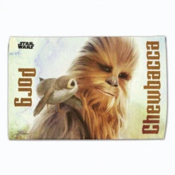 Star Wars Fan Towels 16" X 25" -Golf Equipment Store Star Wars Fan towel 16x25 Chewbacca Porg