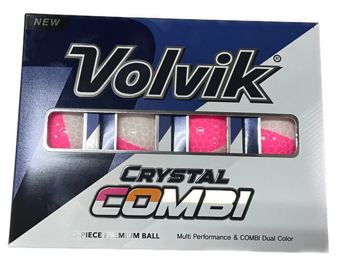 Volvik Crystal Combi Split Colored Golf Balls 5 Volvik Crystal Combi Split Colored Golf Balls - Image 5