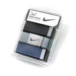 Nike 3-in-1 Web Belt Packs 21 Nike 3-in-1 Web Belt Packs -Golf Equipment Store WebBelt BlackBlueNavy