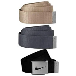 Nike 3-in-1 Web Belt Packs 15 Nike 3-in-1 Web Belt Packs -Golf Equipment Store WebBelt BlackKhakiDarkGray