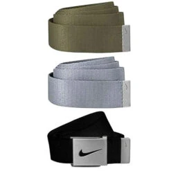 Nike 3-in-1 Web Belt Packs 14 Nike 3-in-1 Web Belt Packs -Golf Equipment Store WebBelt BlackOliveLightGray