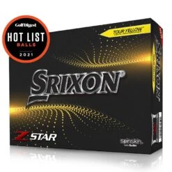 Srixon Z-Star Tour Golf Balls -Golf Equipment Store ZStarYellow0