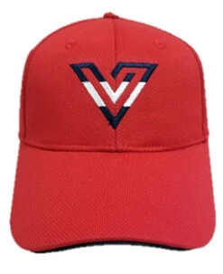 Volvik Hat Golf Structured Logo Hat / Cap -Golf Equipment Store red 0